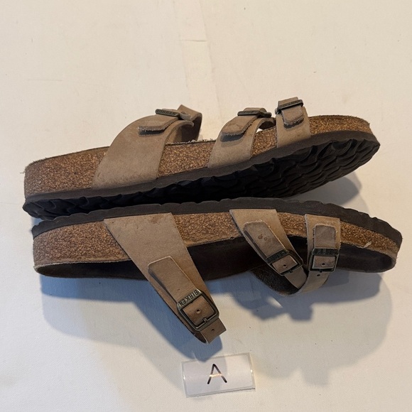Birkenstock Light Brown Cross Strap Sandals - Picture 5 of 5